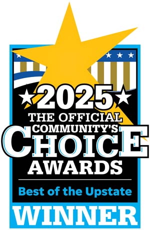 Voted 2025 Best of Upstate for Dermatology Clinic