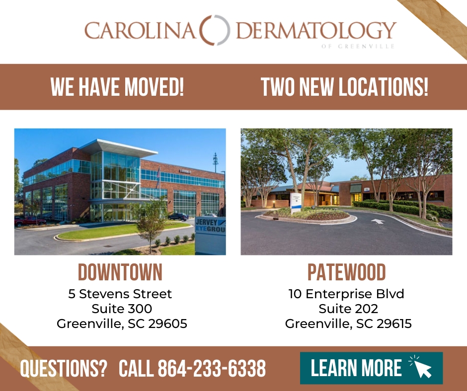 Logo for Carolina Dermatology of Greenville | Dermatologists pop-up message